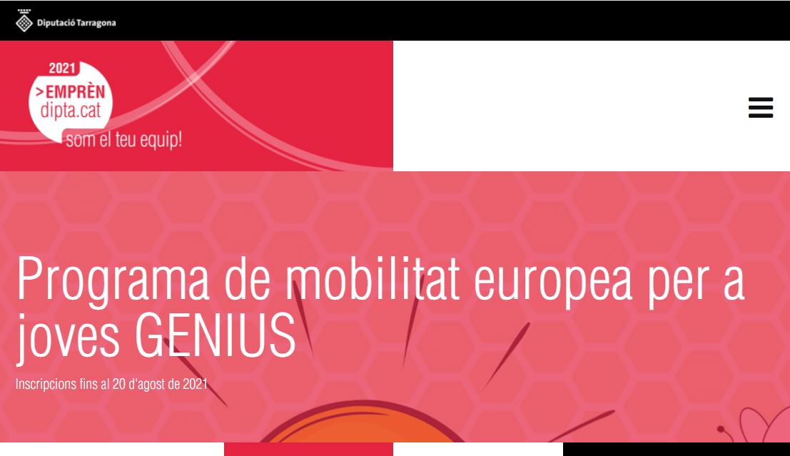 El programa Genius de la Diputació de Tarragona engega una segona edició per evitar la fuga de talent jove