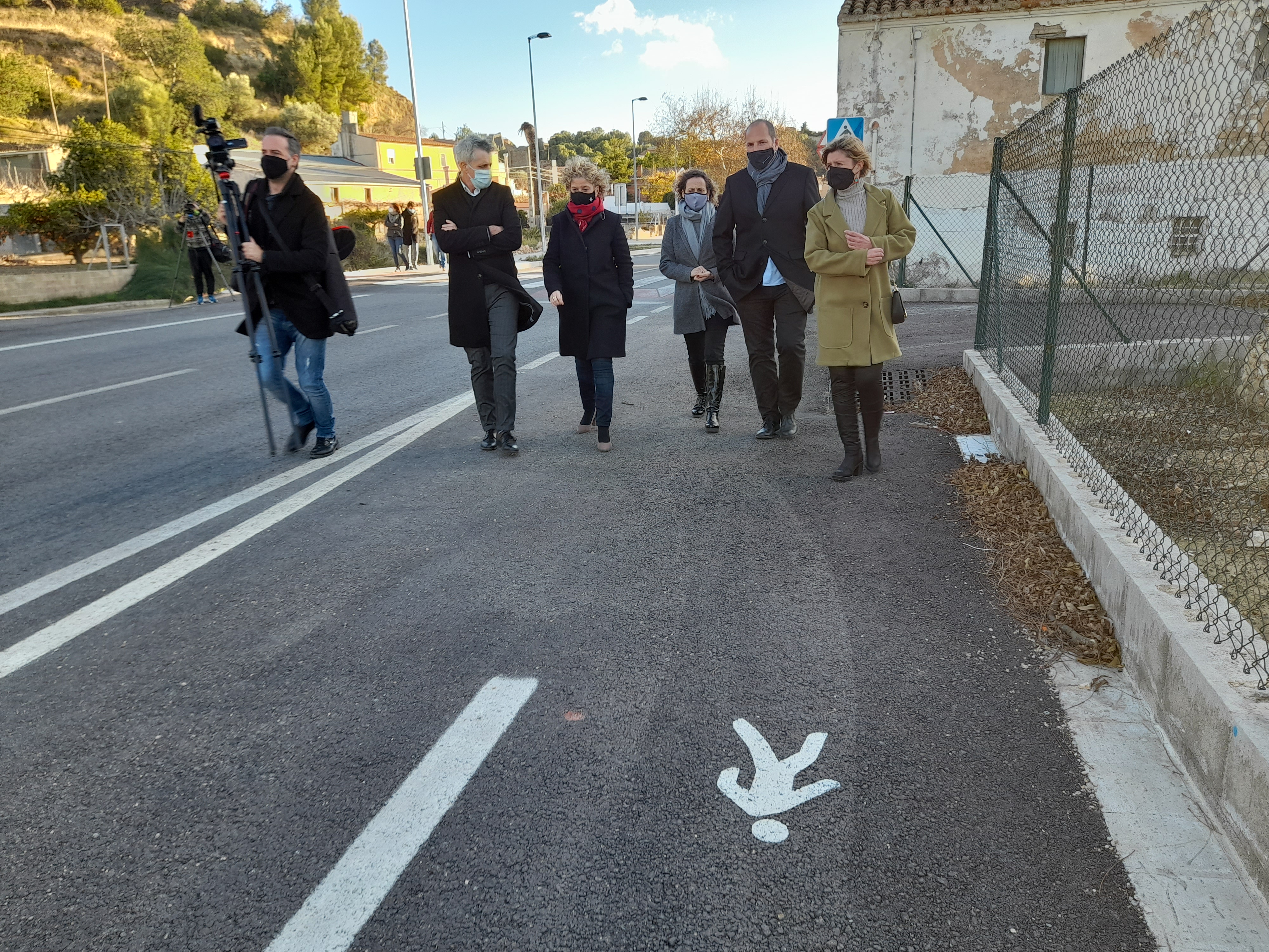 La presidenta de la Diputació de Tarragona visita les darreres actuacions de millora a la xarxa viària de les Terres de l’Ebre