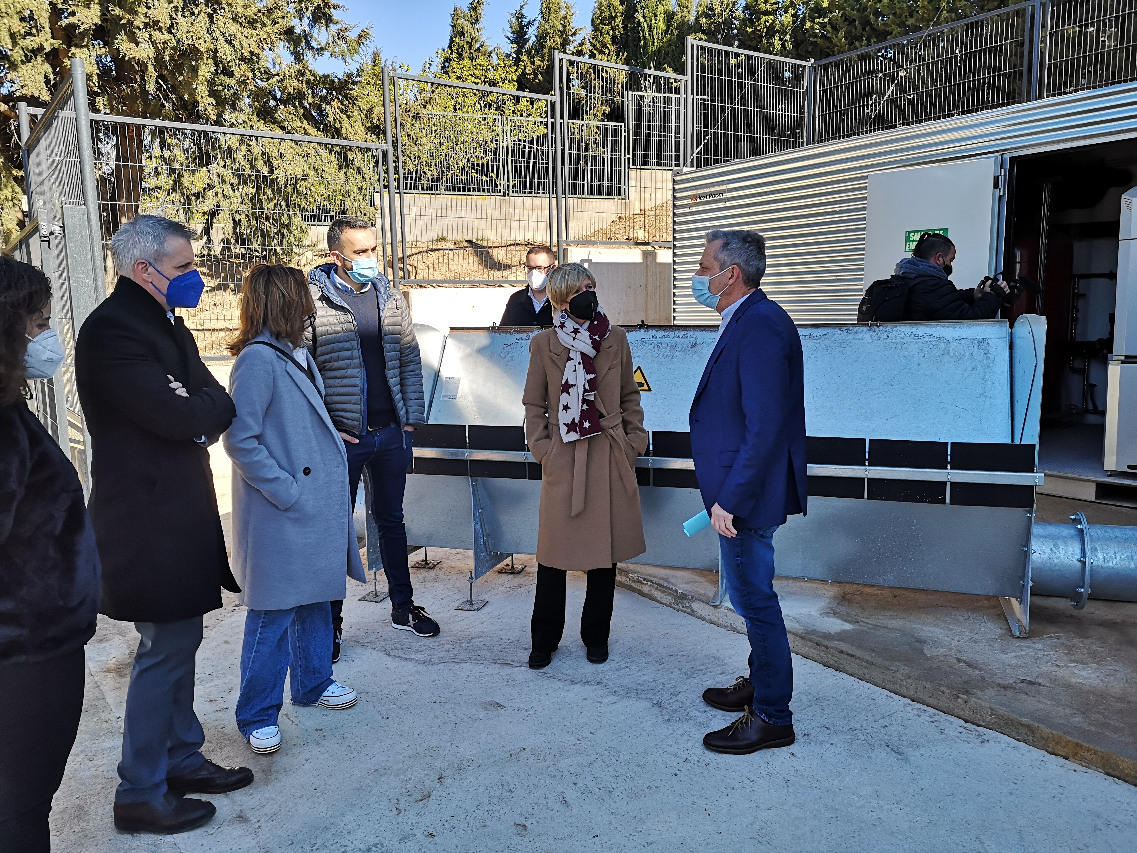 L'escola, la llar d'infants i el centre de rehabilitació de la Sénia ja s'escalfen amb la ‘Xarxa de calor de proximitat’ impulsada per la Diputació de Tarragona