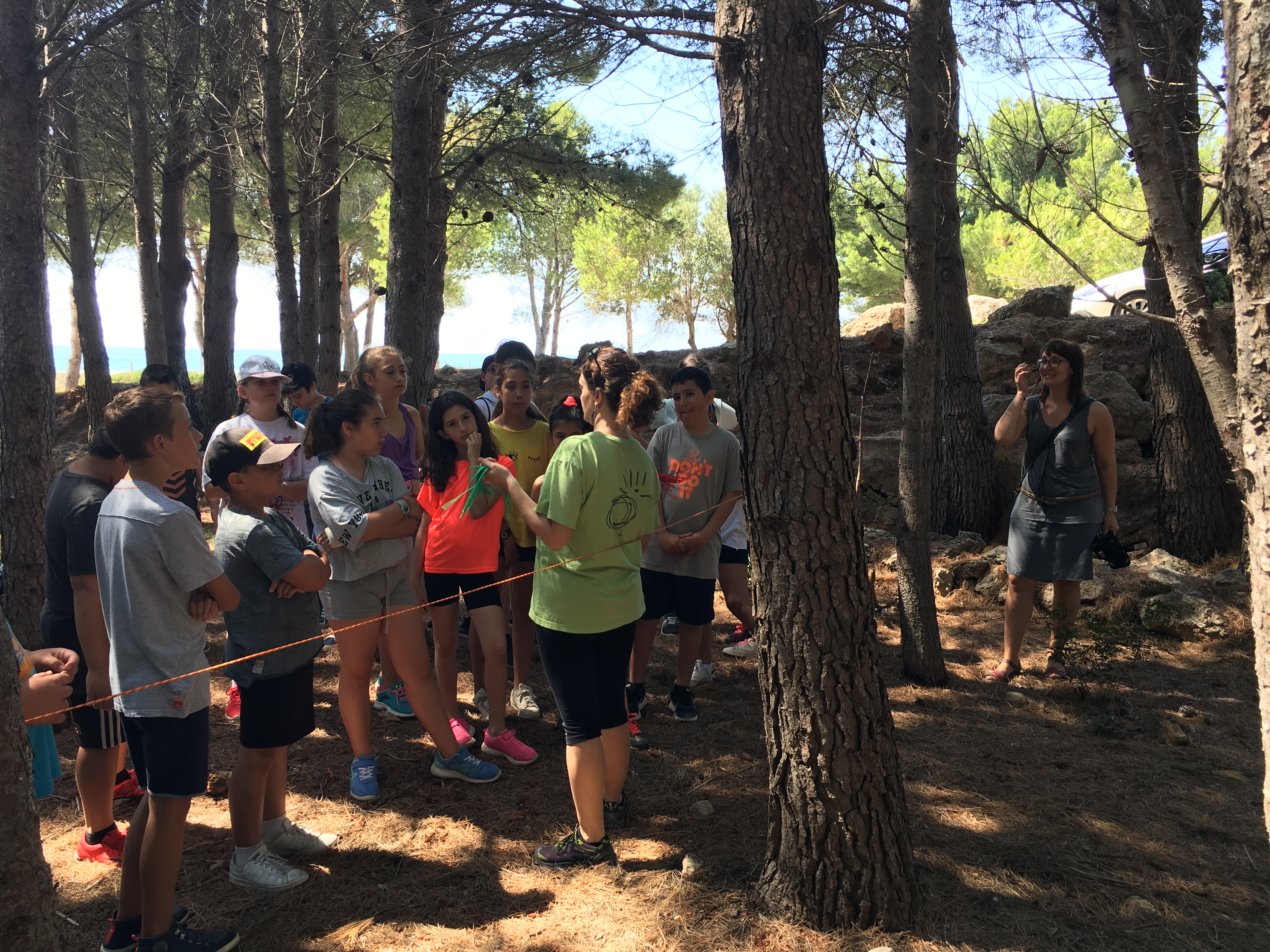 Alumnes dels municipis on la Diputació impulsa el projecte Xarxa de Calor de Proximitat participen en tallers educatius sobre biomassa