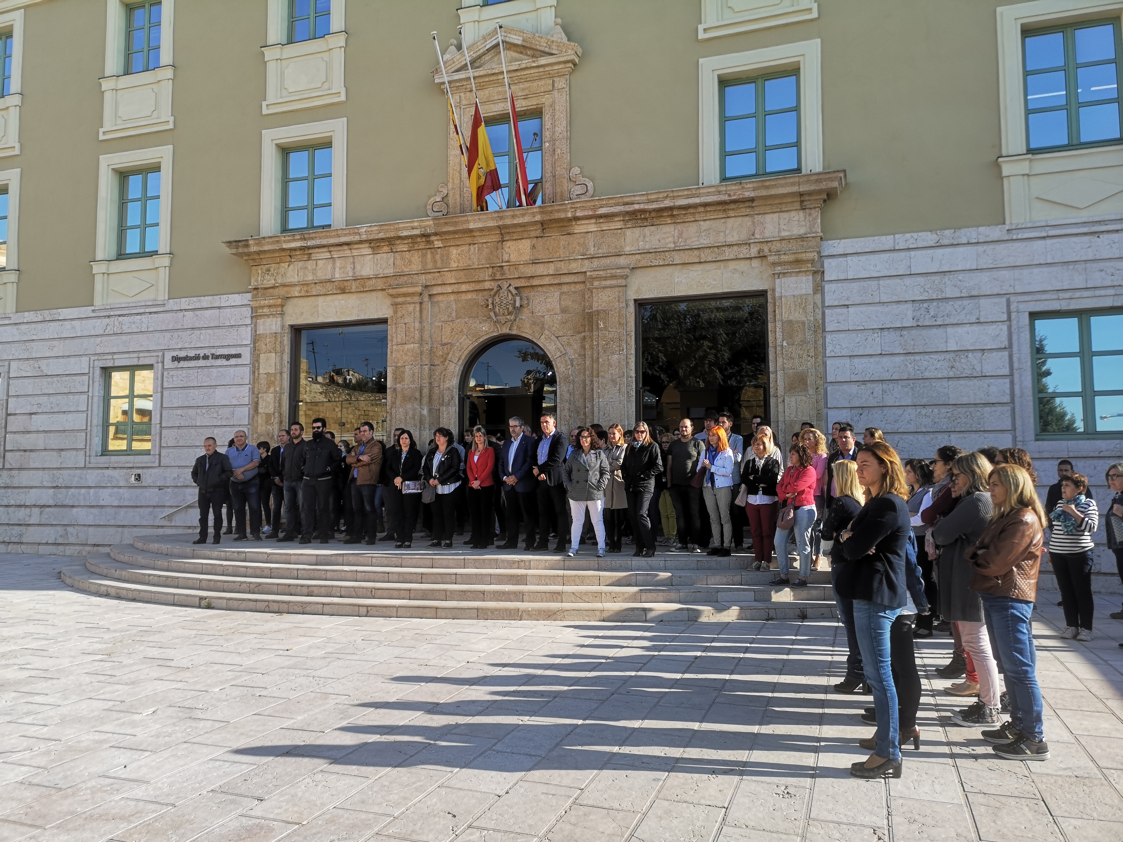 La Diputació de Tarragona se suma al dia de dol en solidaritat amb les víctimes del temporal