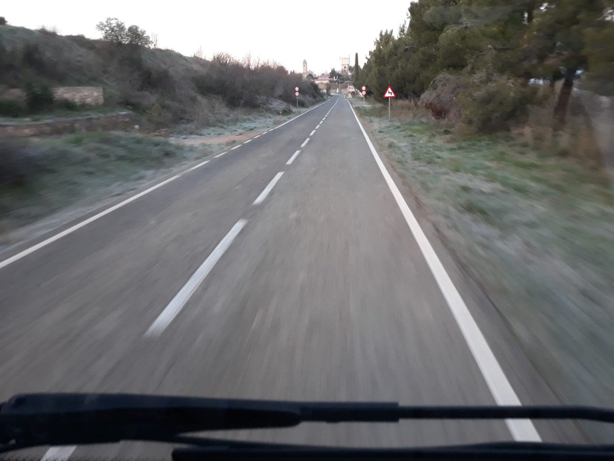 La Diputació activa el dispositiu de prevenció de gel a la xarxa viària