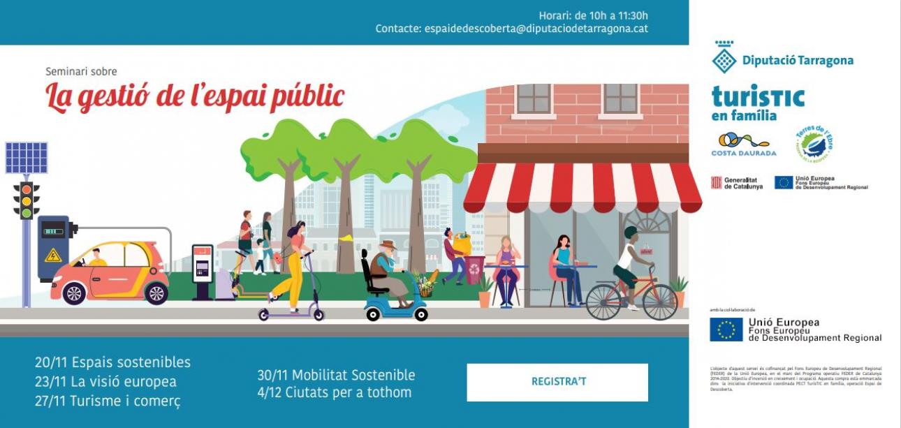 Trobades virtuals sobre la gestió de l'espai públic per al turisme familiar