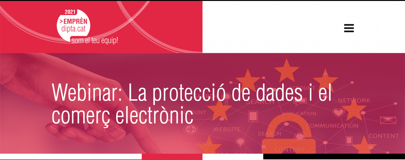 Webinar: La protecció de dades i el comerç electrònic