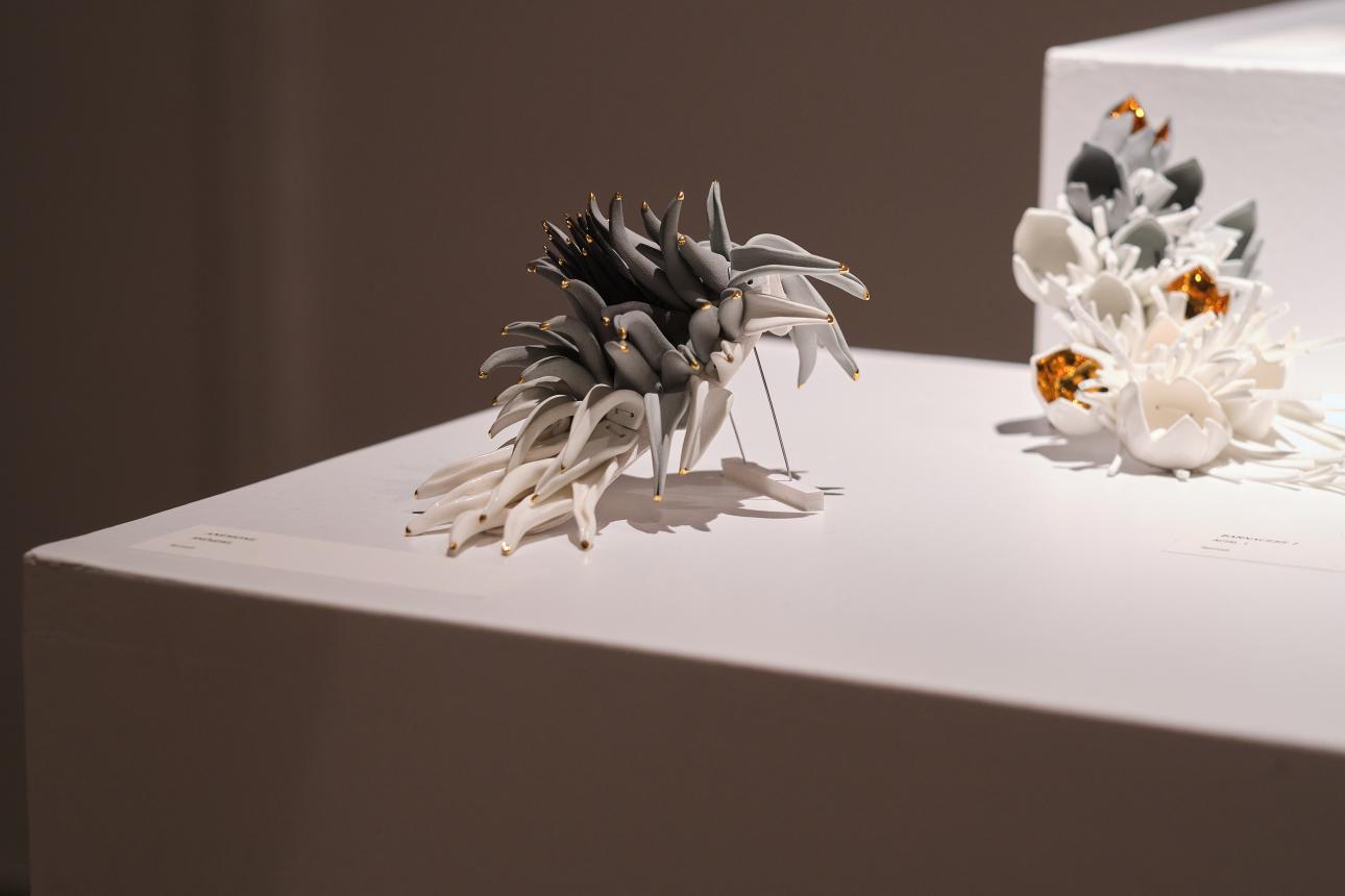 Reobertura de l'exposició de joieria artística ‘The garden of delights’, de Raluca Buzura, a l'Escola d'Art de Tortosa