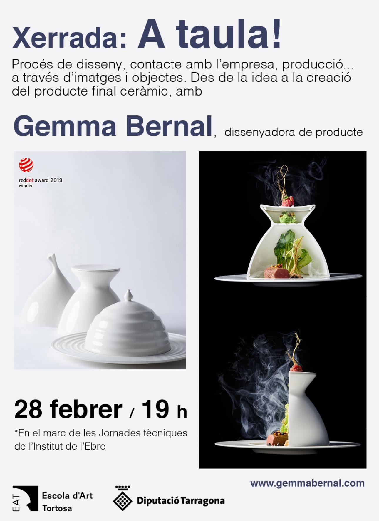 Xerrada'A taula!' a càrrec de Gemma Bernal