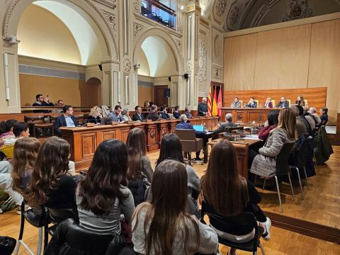 Un moment del ple ordinari del mes de gener