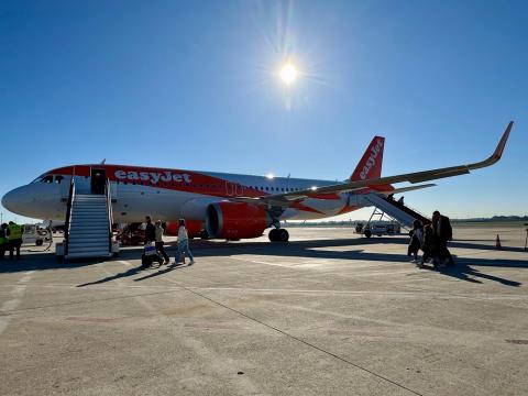 El vol ha arribat a l'Aeroport de Reus procedent de Londres Southend