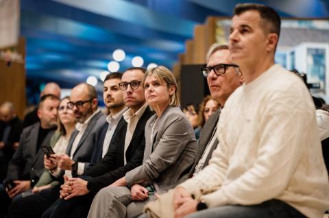 La presidenta Llauradó a la presentació de la Via Verda de la Val de Zafán