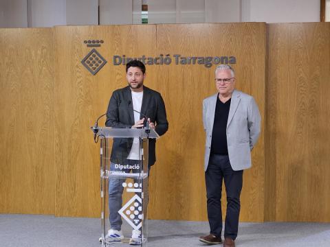 Viñuales i Granados, durant la presentació