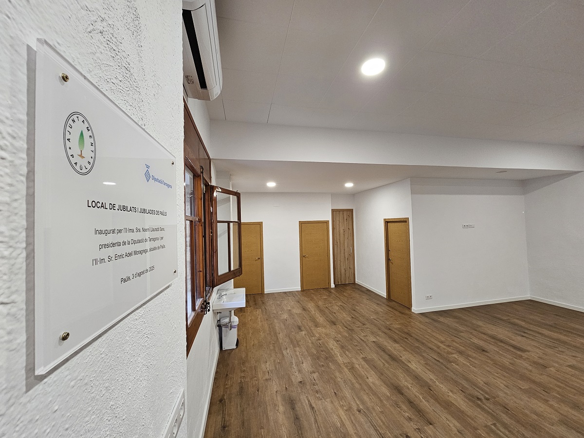 El nou local està situat a l'antiga sala parroquial, i és tres vegades més gran que l'anterior sala per a la gent gran