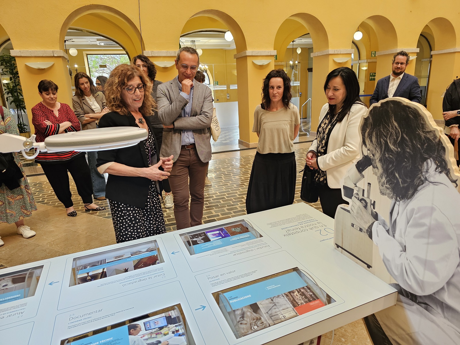 La mostra es pot visitar de franc al Pati del Palau de la Diputació de Tarragona