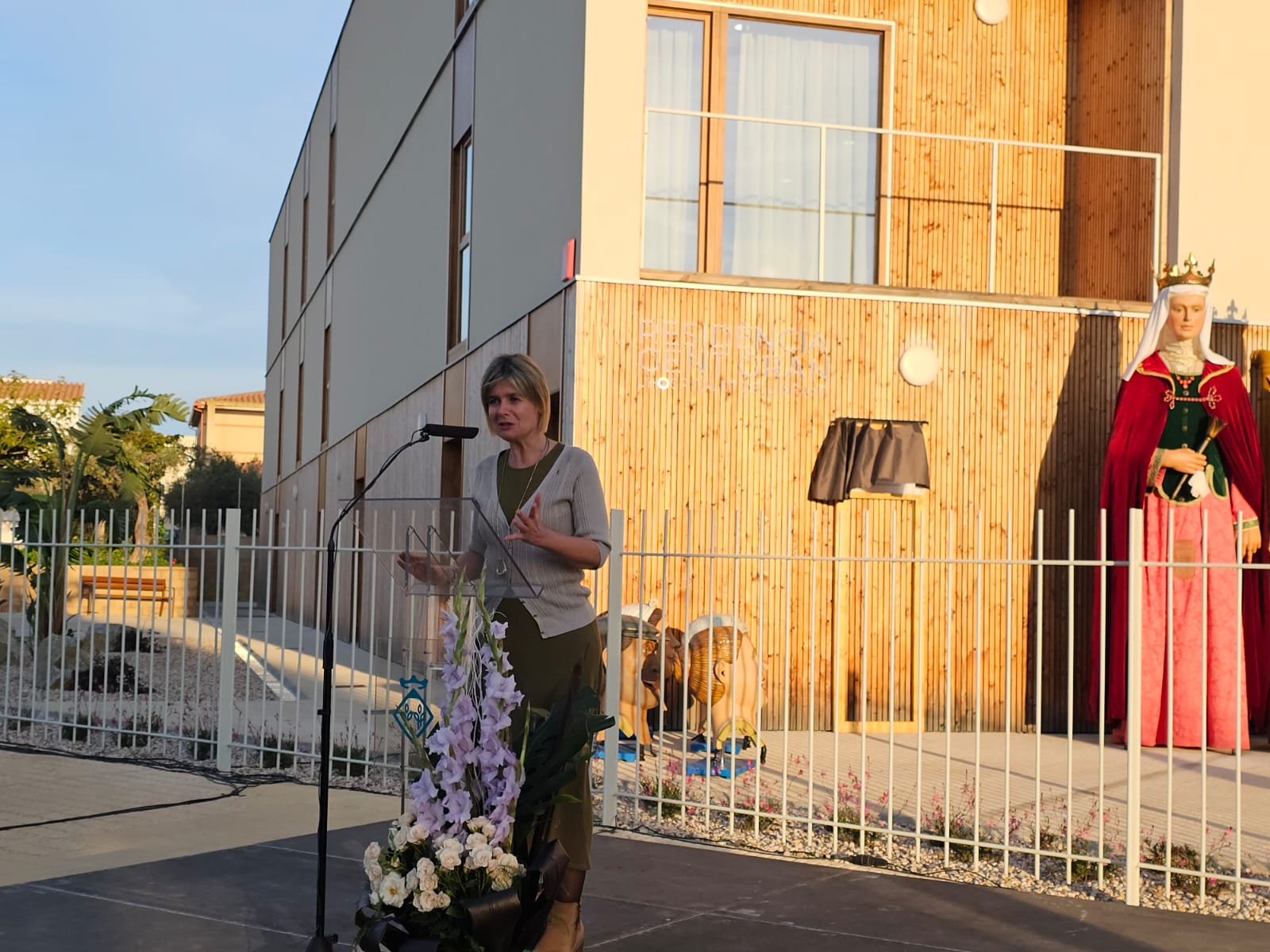 La presidenta durant els parlaments inaugurals