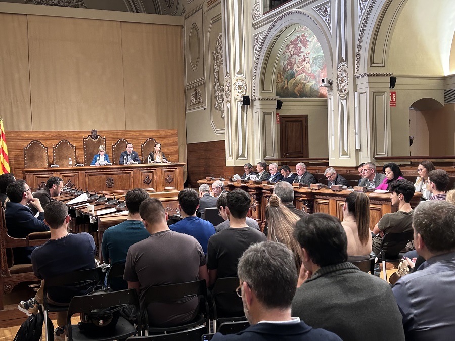 El ple ordinari del mes de març s'ha celebrat aquest divendres
