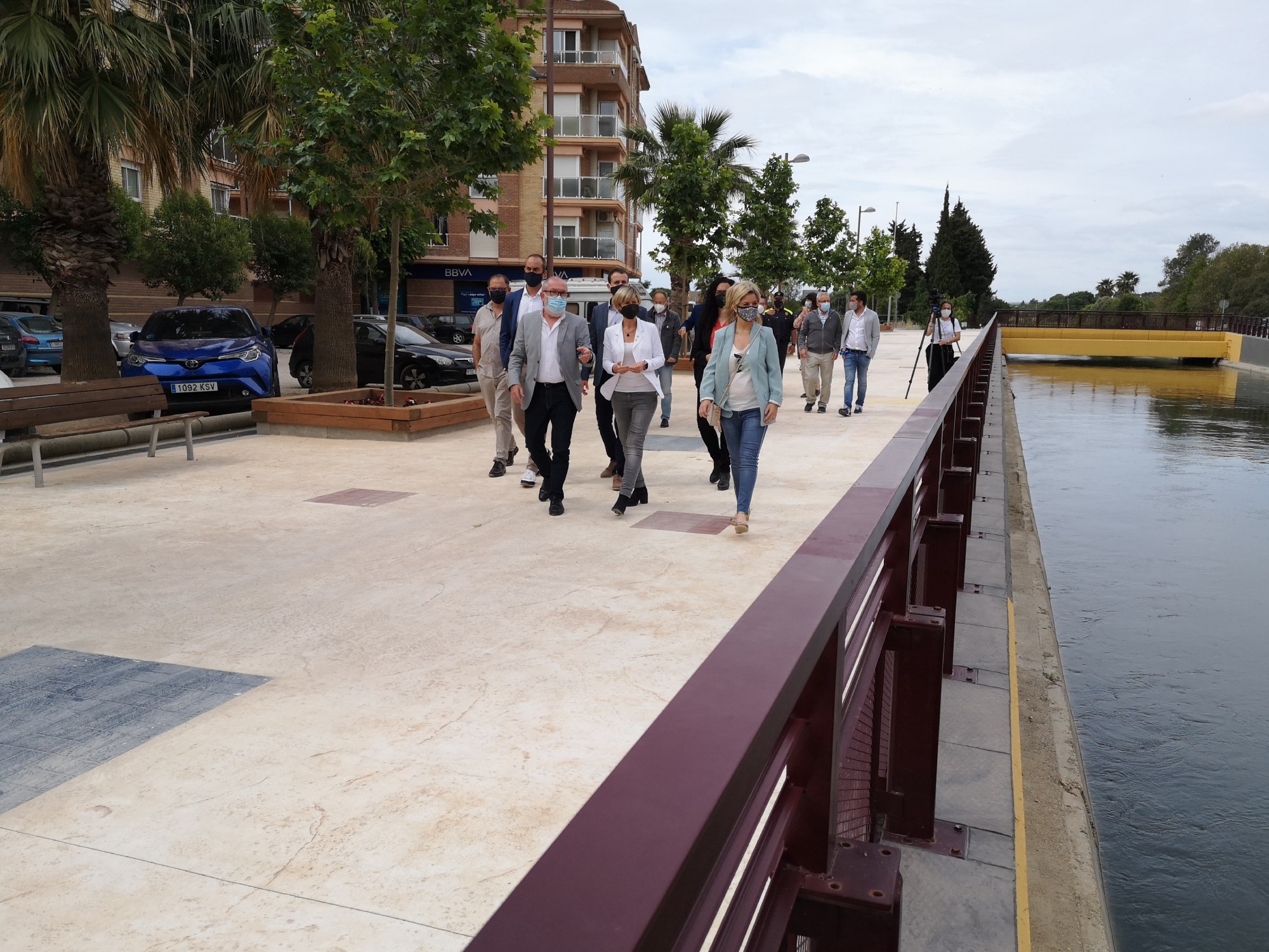 La presidenta Noemí Llauradó visita a Roquetes i a Aldover diverses actuacions de millora realitzades amb la col·laboració de la Diputació de Tarragona