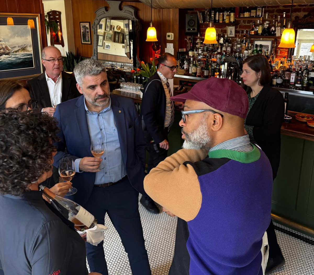 El president del Patronat de Turisme durant la trobada